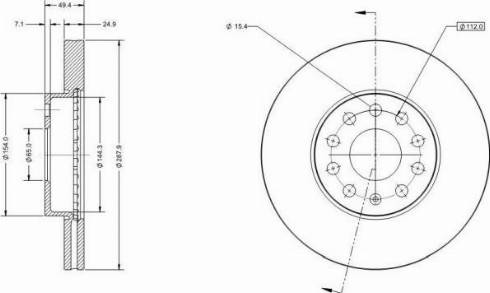 Remy RAD1002C - Disque de frein cwaw.fr