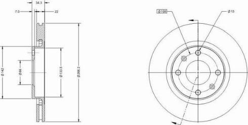 Remy RAD1007C - Disque de frein cwaw.fr