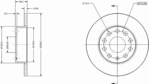 Remy RAD1014C - Disque de frein cwaw.fr