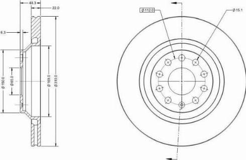 Remy RAD1015C - Disque de frein cwaw.fr