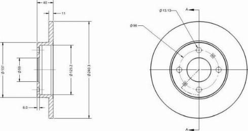 Remy RAD1010C - Disque de frein cwaw.fr