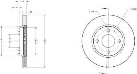 Remy RAD1011C - Disque de frein cwaw.fr