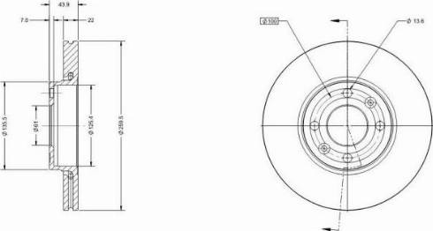 Remy RAD1018C - Disque de frein cwaw.fr