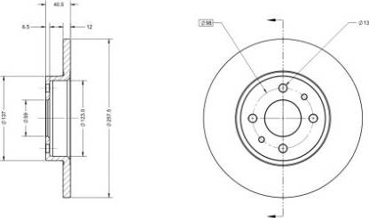 Remy RAD1017C - Disque de frein cwaw.fr