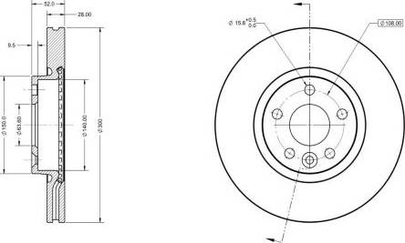 Remy RAD1084C - Disque de frein cwaw.fr