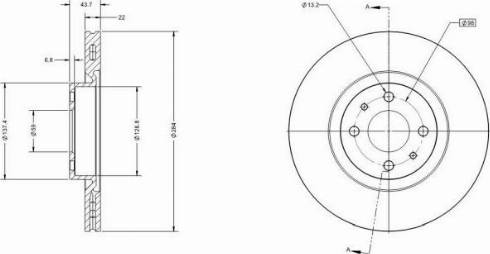 Remy RAD1086C - Disque de frein cwaw.fr