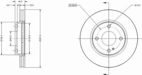 Remy RAD1035C - Disque de frein cwaw.fr