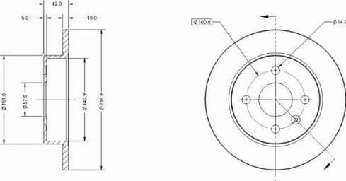 Remy RAD1033C - Disque de frein cwaw.fr