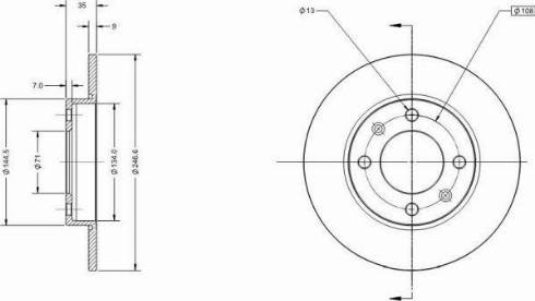 Remy RAD1032C - Disque de frein cwaw.fr