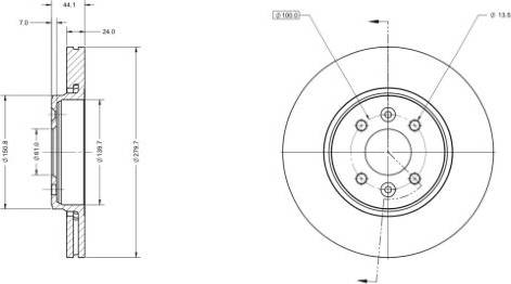 Remy RAD1029C - Disque de frein cwaw.fr