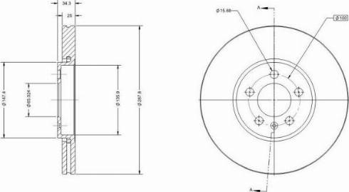 Remy RAD1024C - Disque de frein cwaw.fr