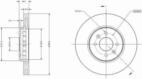 Remy RAD1028C - Disque de frein cwaw.fr