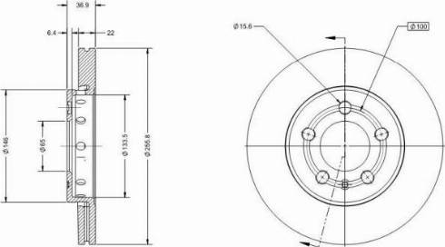 Remy RAD1022C - Disque de frein cwaw.fr