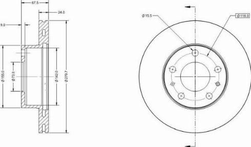 Remy RAD1079C - Disque de frein cwaw.fr