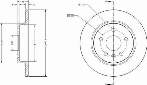 Remy RAD1075C - Disque de frein cwaw.fr