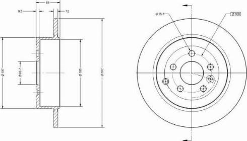 Remy RAD1076C - Disque de frein cwaw.fr