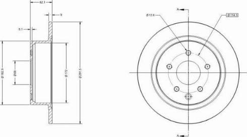 Remy RAD1070C - Disque de frein cwaw.fr