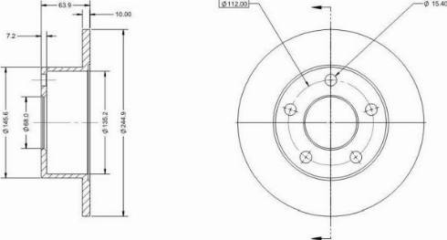 Remy RAD1077C - Disque de frein cwaw.fr