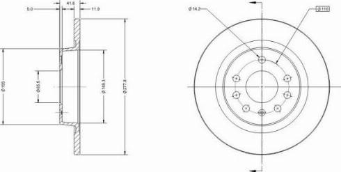 Remy RAD1196C - Disque de frein cwaw.fr