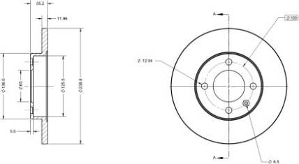 Remy RAD1145C - Disque de frein cwaw.fr