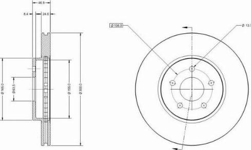 Remy RAD1146C - Disque de frein cwaw.fr