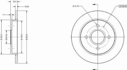 Remy RAD1140C - Disque de frein cwaw.fr