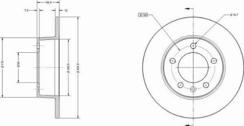 Remy RAD1155C - Disque de frein cwaw.fr