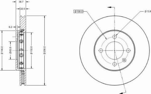 Remy RAD1164C - Disque de frein cwaw.fr