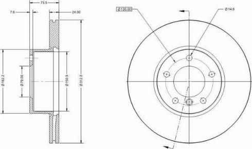 Remy RAD1161C - Disque de frein cwaw.fr