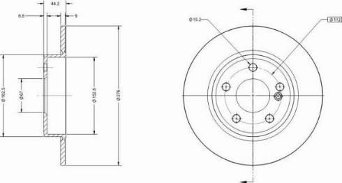 Remy RAD1168C - Disque de frein cwaw.fr