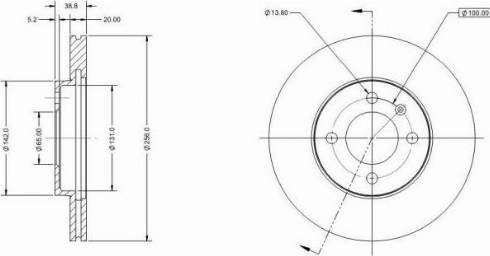 Remy RAD1167C - Disque de frein cwaw.fr