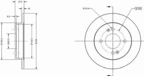 Remy RAD1119C - Disque de frein cwaw.fr