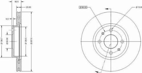 Remy RAD1110C - Disque de frein cwaw.fr