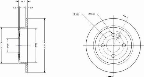 Remy RAD1118C - Disque de frein cwaw.fr