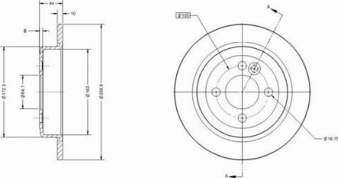 Remy RAD1117C - Disque de frein cwaw.fr