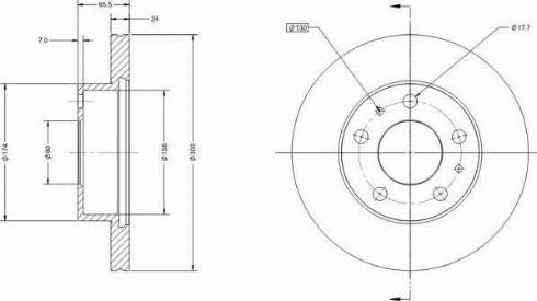 Remy RAD1189C - Disque de frein cwaw.fr