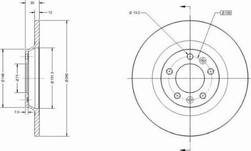 Remy RAD1180C - Disque de frein cwaw.fr