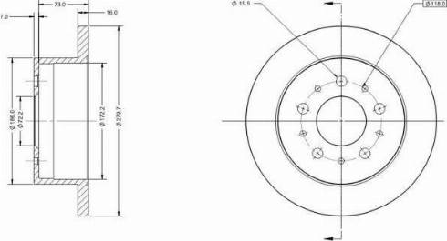 Remy RAD1188C - Disque de frein cwaw.fr