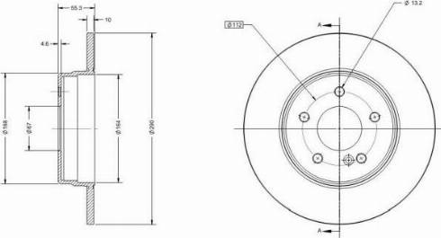 Remy RAD1139C - Disque de frein cwaw.fr