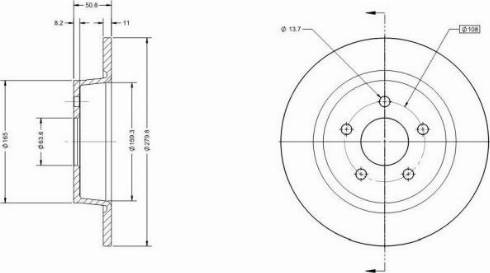 Remy RAD1134C - Disque de frein cwaw.fr