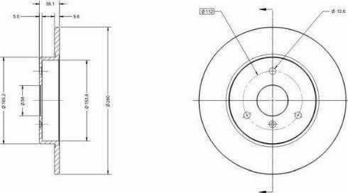 Remy RAD1135C - Disque de frein cwaw.fr