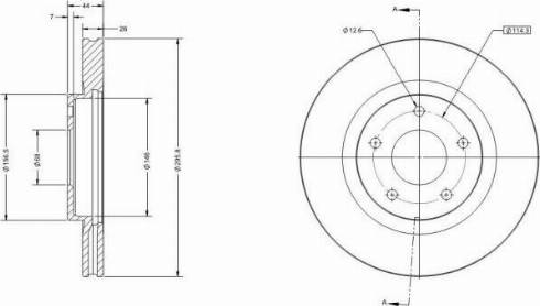 Remy RAD1136C - Disque de frein cwaw.fr