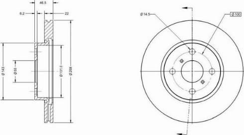 Remy RAD1129C - Disque de frein cwaw.fr