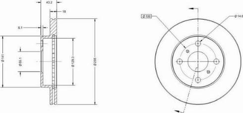 Remy RAD1124C - Disque de frein cwaw.fr