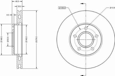 Remy RAD1126C - Disque de frein cwaw.fr