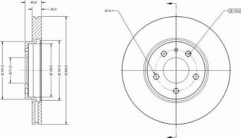 Remy RAD1121C - Disque de frein cwaw.fr