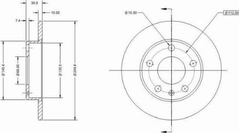 Remy RAD1128C - Disque de frein cwaw.fr