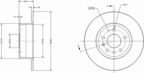 Remy RAD1170C - Disque de frein cwaw.fr