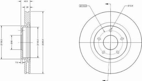 Remy RAD1171C - Disque de frein cwaw.fr