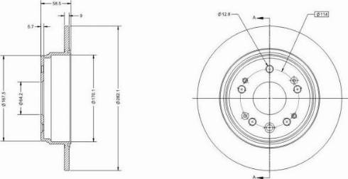 Remy RAD1897C - Disque de frein cwaw.fr